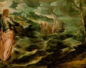 雅格布 罗布斯提 丁托列托 : Christ at the Sea of Galilee